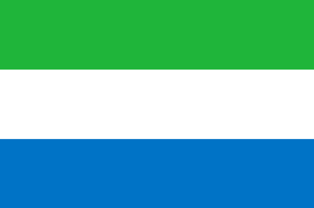 Flag of Sierra-Leone  